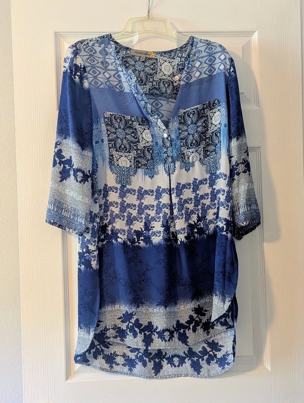 Blue PatternedTunic
